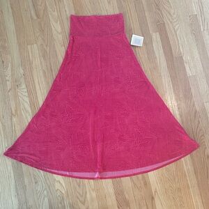 LuLaRoe | Small Maxi Skirt in Vibrant Pink | NWT
